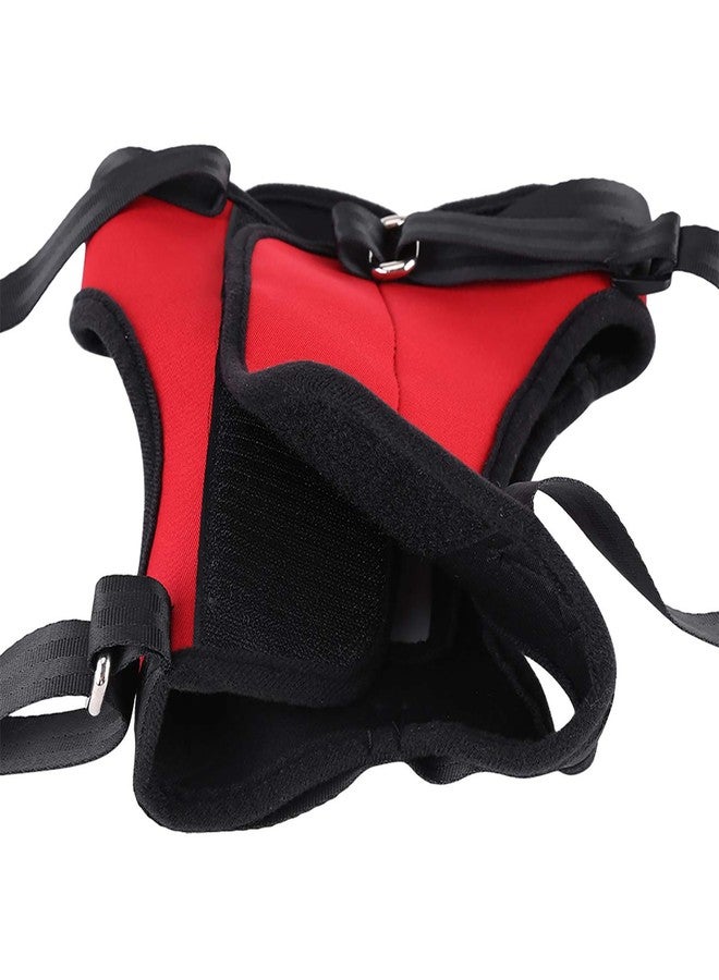 Kadimendium 2 Types Dog Support Harness Dog Aid Harness Dog Sling Walking Aid Pulling Vest for Injured Old Dogs Front and Hind Legs (Red hind Legs S) - Image 4